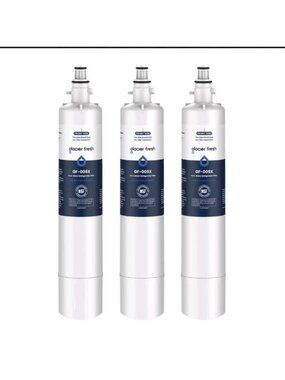 Glacier Fresh GF-009X Refrigerator Water Filter Replacement - 3 Pack
